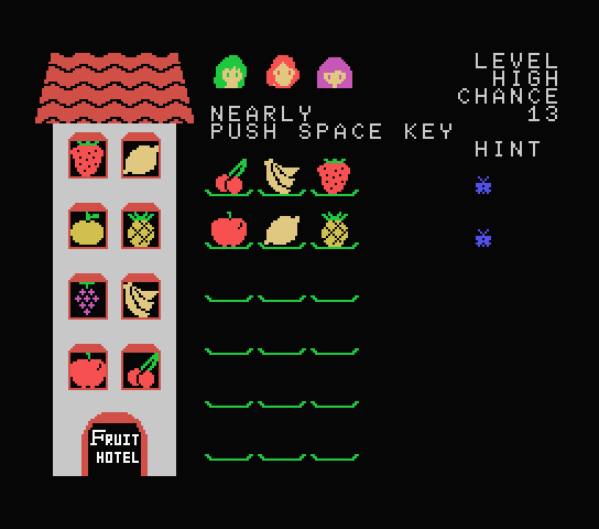 Fruit Search screenshot 2 for MSX